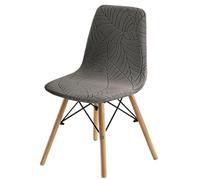 Lot De 1/2/4/6 Housse De Chaise Scandinaves, Extensible Housse De Chaise De Salle À Manger, Nordique Couverture De Chaise Pour Salon, Salle À Manger, Décor De Restaurant ( Color : Taupe , Size : Set o