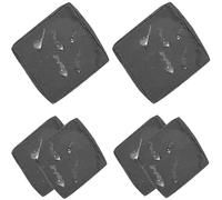 Lot de 1/2/4/6 housses de coussin imperméables avec fermeture éclair pour utilisation en intérieur et en extérieur - 60 x 60 et 50 x 50 cm - Pour intérieur et extérieur (B1 50 x 50 x 5 cm, 6 pièces)