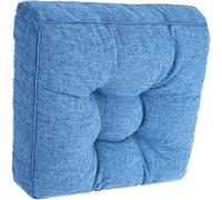 Lot de 1/2/4 Carré Galette de Chaise, Coussin Chaise Cuisine, 9-10cm Épais Coussins de Sol D'Interieur for Intérieur et Extérieur, Bureau, Salle À Manger, Maison, Jardin(09,45cm/18in)