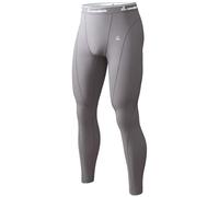 Lot de 1, 2, 4 pantalons thermiques pour hommes Long Johns doublés polaire Leggings de compression athlétiques Sous-vêtements bas, Taille L