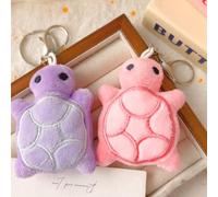 Lot de 1/2/4 porte-clés mignons en forme de tortue pour sac de voiture, cadeau décoratif, 6,5 x 4,5 x 1,5 cm