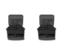 Lot de 1/2 casiers de golf pour voiture, sac d'accessoires d'armoire, sac de rangement pour coffre de golf, sac de voyage avec compartiment ventilé séparé pour chaussures, vêtements, taille 45 x 34,5