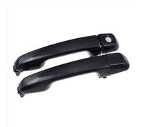 Lot de 1, 2 ou 4 poignées de porte extérieures noires, avant ou arrière, gauche ou droite, Compatible Pour Toyota 4Runner Prado Land Cruiser 2010-2020 et Lexus GX460(2 Pcs Front LH RH)