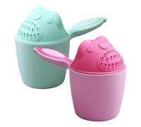 Lot de 1/2 pelles à rinçage pour cheveux de bébé, débit d'eau doux, gobelet multi-usages, shampoing de bain pour bébé, outil de 4,13 x 3,94 pouces