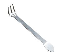 Lot de 1/2 râteaux à bonsaï en acier inoxydable avec spatule, petit outil de jardinage pour l'aération du sol et la gestion des racines