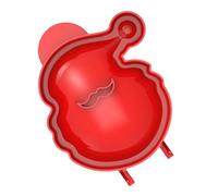 Lot de 1/3 moules à tarte de poche pour petite machine à pâte, moule à main de Père Noël, moule en forme de boîte de Noël, outil de cuisson à la main pour la pâtisserie, fournitures de pâtisserie