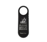 Lot de 1/4/20 panneaux de porte « Do Not Disturb » - Pendentif à suspendre en cuir pour hôtel, café, bar, club ou décoration de porte de salle de maquillage
