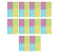 Lot de 1 400 étiquettes autocollantes pour étiquetage de vêtements, bijoux, électroniques, livres, prix, autocollants de cour