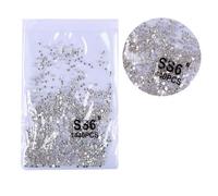 Lot de 1 440 strass AB à dos plat - Mélange de strass