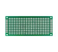 Lot de 1/5/10 cartes PCB prototypes vertes 2 x 8/3 7/4 6/5 7/7 9/8 12/9 15 cm, double face, for projets soudure DIY(3x7cm 10pcs)