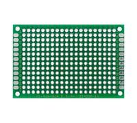 Lot de 1/5/10 cartes PCB prototypes vertes 2 x 8/3 x 7/4 x 6/5 x 7/7 x 9/8 x 12/9 x 15 cm, double face, for projets de soudure DIY(4x6cm 10pcs)
