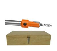 Lot de 1-5 Forets Fraise Bois Forets Pilotes Coniques pour Vis à Bois Bricolage Menuiserie Réparation Maison Tige 1/4 Pouce(5pcs Core drilling)