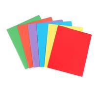 Lot de 1/6 dossiers à deux poches avec double poche format lettre - Organiseur de documents robuste