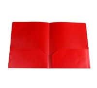 Lot de 1/6 dossiers à deux poches avec double poche format lettre - Organiseur de documents robuste