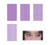 Lot de 1 900 pierres à paillettes autocollantes - 3/4/5/6 mm - Pierres strass autocollantes pour textiles - Pierres à paillettes autocollantes pour le bricolage - Violet