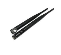 Lot de 1 à 10 antennes RPSMA 8 dBi 2,4 GHz 5, 5G double bande 4G/5G 8G SMA femelle for routeur sans fil(Black 19.5CM Male,1 Pcs)