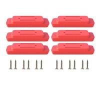 Lot de 1 à 10 pieds de fixation en ABS avec vis pour système de rangement | Comprend des vis assorties pour une fixation immédiate et sûre à votre système de rangement d'outils modulaire.