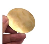 Lot de 1 à 10 plaques métalliques H62, disques en laiton, diamètre 25-200 mm, épaisseur 0,8-2 mm, plaques rondes en cuivre pur, pièces en laiton, découpe de cuivre mécanique(1x30mm 3pcs)