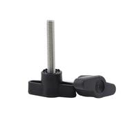 Lot de 1 à 3 vis à oreilles en plastique de type T M4 M5 M6 M8 en nylon et acier inoxydable, tête en Z, bouton de poignée, boulon en bakélite(30mm)