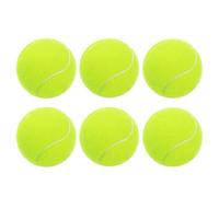 Lot de 1 à 40 balles de tennis haute élasticité, balles de tennis d'entraînement pour entraînement et compétition, taille standard, 6,3 cm, caoutchouc souple pour débutants, chiens, animaux