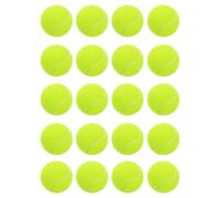 Lot de 1 à 40 balles de tennis haute élasticité, balles de tennis d'entraînement pour entraînement et compétition, taille standard, 6,3 cm, caoutchouc souple pour débutants, chiens, animaux