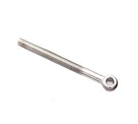 Lot de 1 à 5 boulons à œil en acier inoxydable M5, M6, M8, M10, M12, M14, M16, GB798, 304 A2-70, filetage métrique(40mm,M10 1pc)