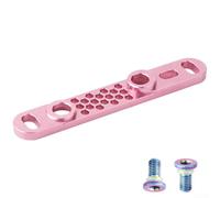 Lot de 1 adaptateur de frein à disque avant plat pour vélo de route Sram Campy Caliper 7075 Support en alliage d'aluminium 140 mm 160 mm pour ROTOR Cyclisme (rose)