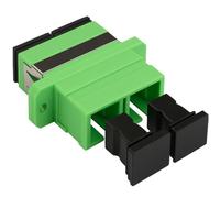 Lot de 1 Adaptateur Fibre Optique SC-SC APC Duplex Monomode - Coupleur Femelle-Femelle, Faible Perte d’Insertion ≤ 0,2 dB, Manchon en Céramique, Compatible Réseaux FTTH/FTTx, Télécom et CATV