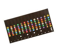 Lot de 1 autocollant pour frette de guitare pour apprendre les débutants - Étiquettes de cartes de notes de touche de guitare