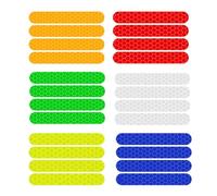 Lot de 1 autocollant réfléchissant pour roue avant et arrière pour Ninebot Max G2/G65, matériau PVC imperméable et résistant à l'usure, bleu/jaune/rouge/vert/argent/orange