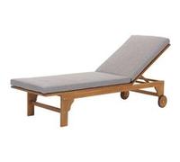 Lot de 1 bain de soleil GENERIQUE en acacia non pliable