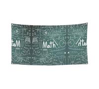 Lot de 1 bannière de décoration festive pour leçon de mathématiques, panneau pour célébrations, facile à accrocher avec des cordes