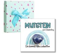 Lot de 1 Cadeau de rentrée des Classes,Cadeau d'écolier,Pierre Carte de vœux boîte Cadeau Bleue,Rentrée Scolaire, Sac d'école,Cadeau de Remplissage