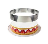 Lily Cook – Cadre pâtissier rond – 3 tailles Ø 26/23/20,5 cm – Argent – Lot de 1