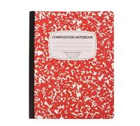 Lot de 1 Cahiers Lignés de Composition Noirs à Lignes Larges, 100 Feuilles par Livre, Carnet de Voyage à Couverture Kraft Vert Forêt, Bloc Note Carnet Dessin, 100 Page