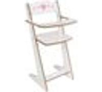 Lot de 1 chaise allure en bois non pliable interieur H. 53 cm rose Blanc G