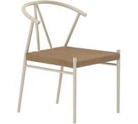 Lot de 1 chaise de bureau GENERIQUE H. 74 cm non pliable en rotin interieur Beige