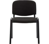 Lot de 1 chaise de conference GENERIQUE en metal empilable non pliable interieur H. 83 cm noir
