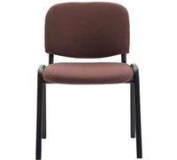 Lot de 1 chaise de conference GENERIQUE interieur empilable non pliable en metal H. 83 cm marron marron