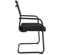 Lot de 1 chaise de conference GENERIQUE interieur non empilable non pliable en plastique H. 95 cm noir