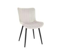 Lot de 1 chaise de conference GENERIQUE interieur non pliable en plastique H. 81 cm beige