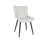 Lot de 1 chaise de conference GENERIQUE interieur non pliable en plastique H. 81 cm blanc