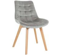 Lot de 1 chaise de conference GENERIQUE interieur non pliable H. 84 cm en bois gris