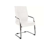 Lot de 1 chaise de conference GENERIQUE interieur non pliable H. 88 cm en plastique blanc
