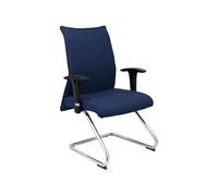 Lot de 1 chaise de conference GENERIQUE non pliable interieur bleu