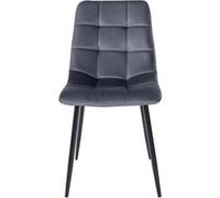 Lot de 1 chaise GENERIQUE en metal non pliable interieur H. 83 cm gris gris