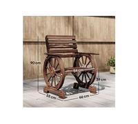 Lot de 1 chaise GENERIQUE exterieur en bois H. 90 cm