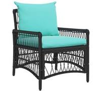 Lot de 1 chaise GENERIQUE exterieur non pliable H. 77 cm en rotin