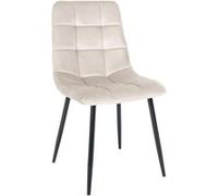 Lot de 1 chaise GENERIQUE interieur non empilable non pliable H. 83 cm en metal beige