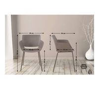 Lot de 1 chaise GENERIQUE interieur non pliable en polypropylene H. 80 cm